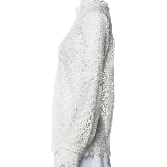 IRO
Lace Pattern Mock Neck Blouse - Picture 5 of 6